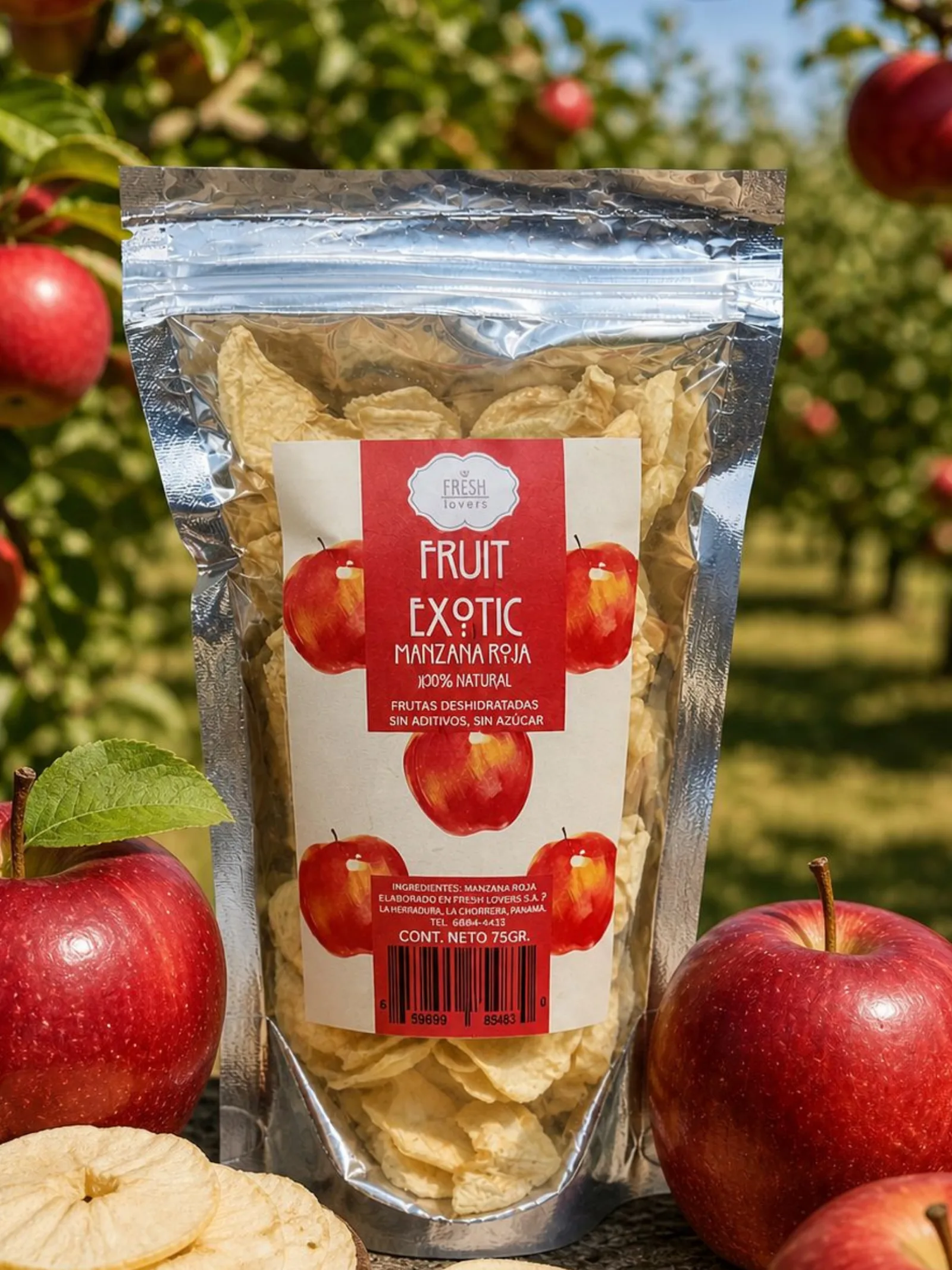 Fruta Seca Manzana Roja — Fresh Lovers