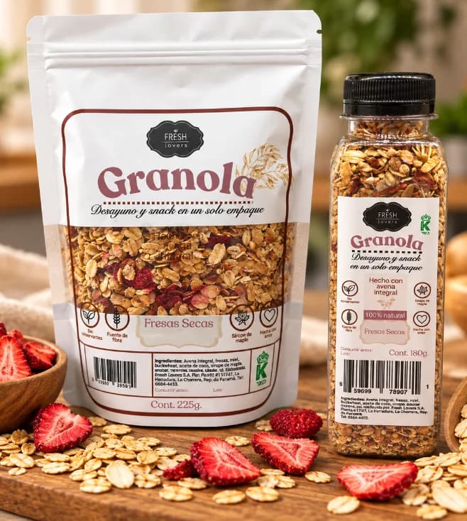 Granola Fresas Secas — Fresh Lovers