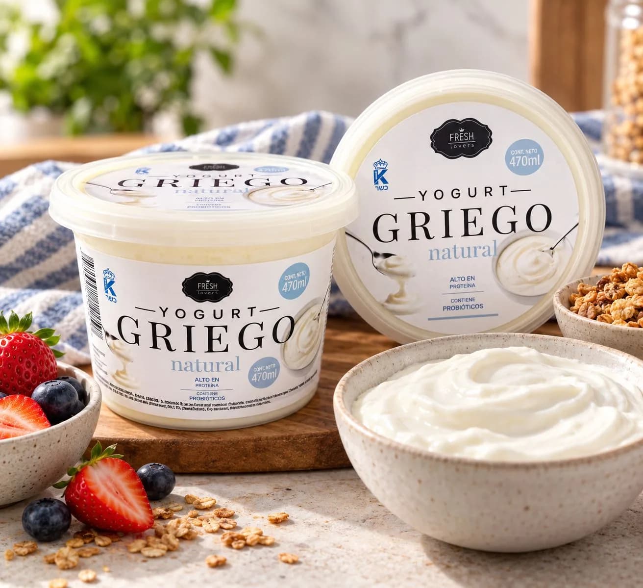 Yogurt Griego 470 ml · natural — Fresh Lovers