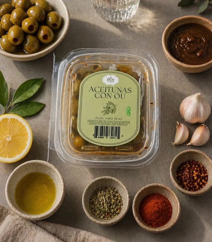 Aceitunas Condimentadas con Ou — Fresh Lovers