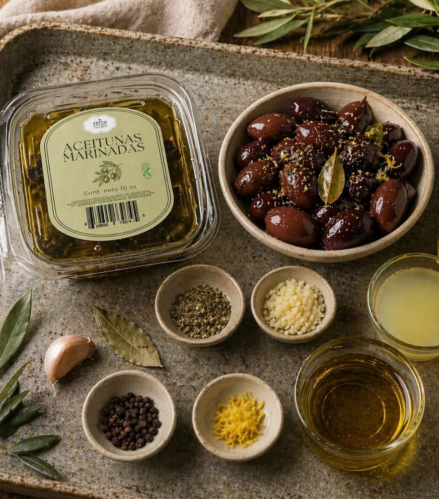 Aceitunas Condimentadas Marinadas — Fresh Lovers