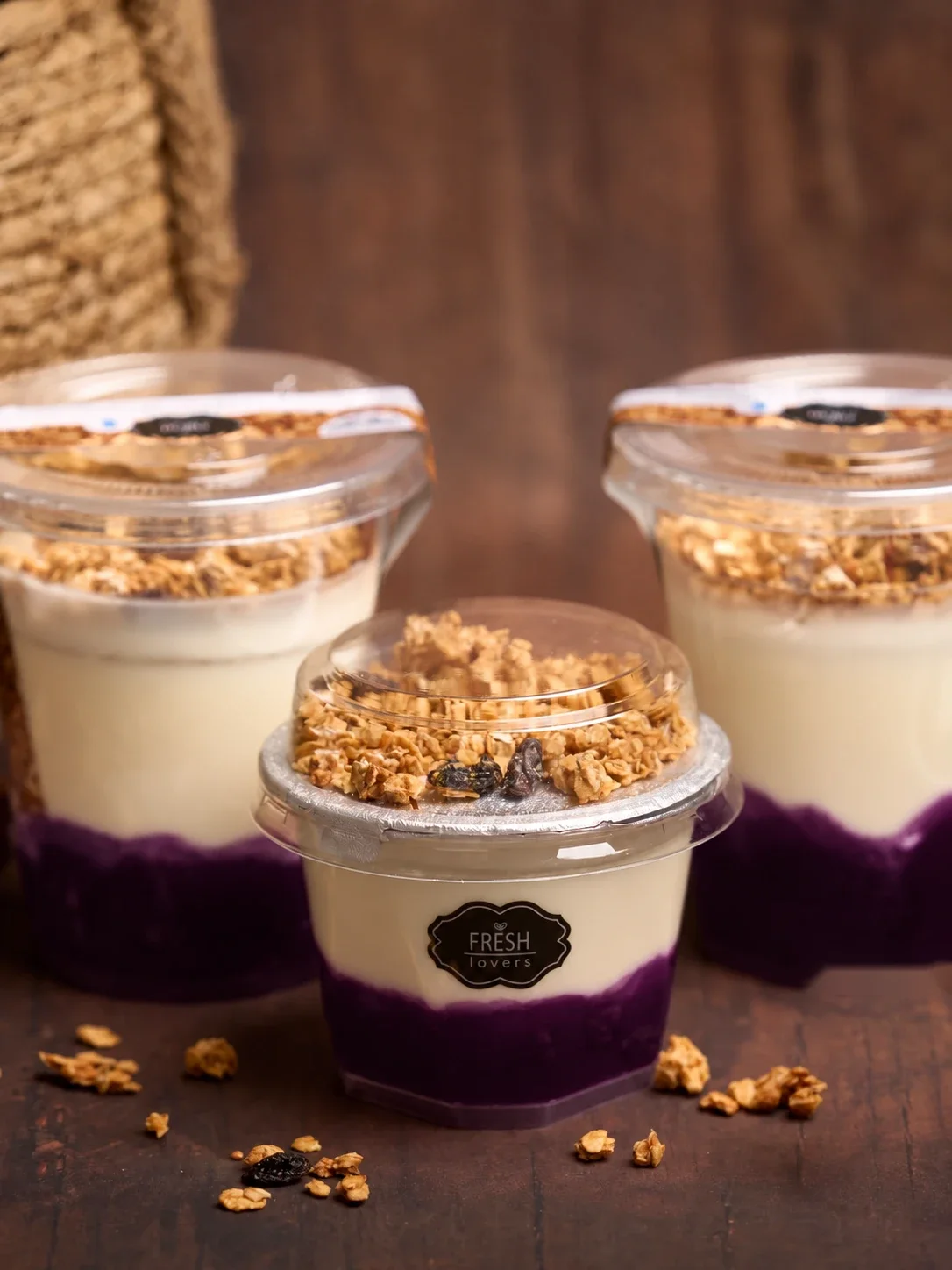 Parfait de Yogurt con Granola Blueberry — Fresh Lovers