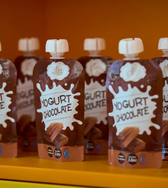 Yogurt en Pouch Pouch de niños · Chocolate — Fresh Lovers