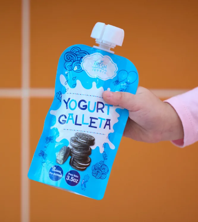 Yogurt en Pouch Pouch de niños · Galleta — Fresh Lovers