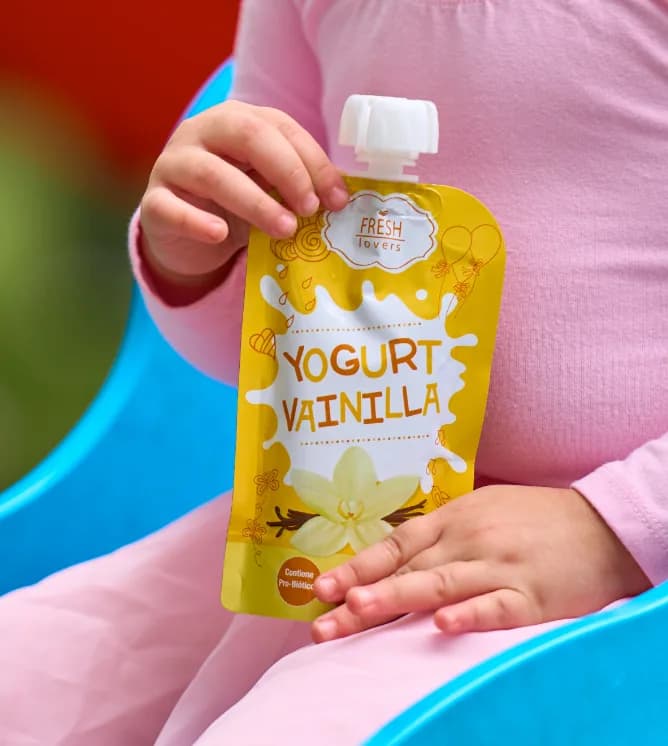Yogurt en Pouch Pouch de niños · Vainilla — Fresh Lovers